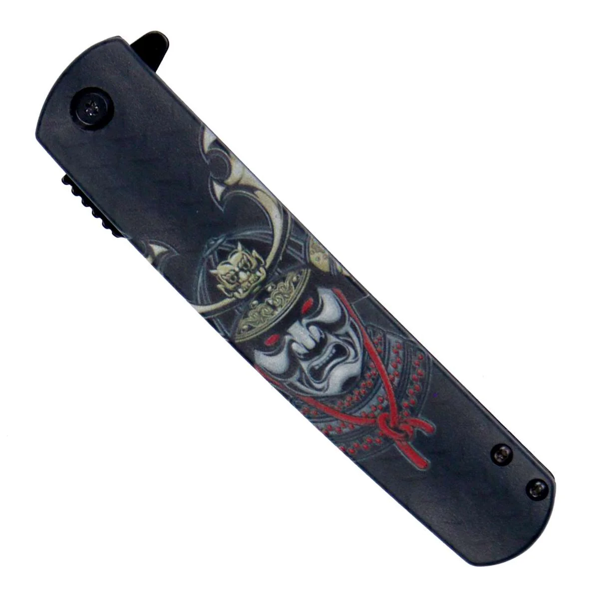 Solid Hot Leathers Spring Assist Folding Knife Stylish