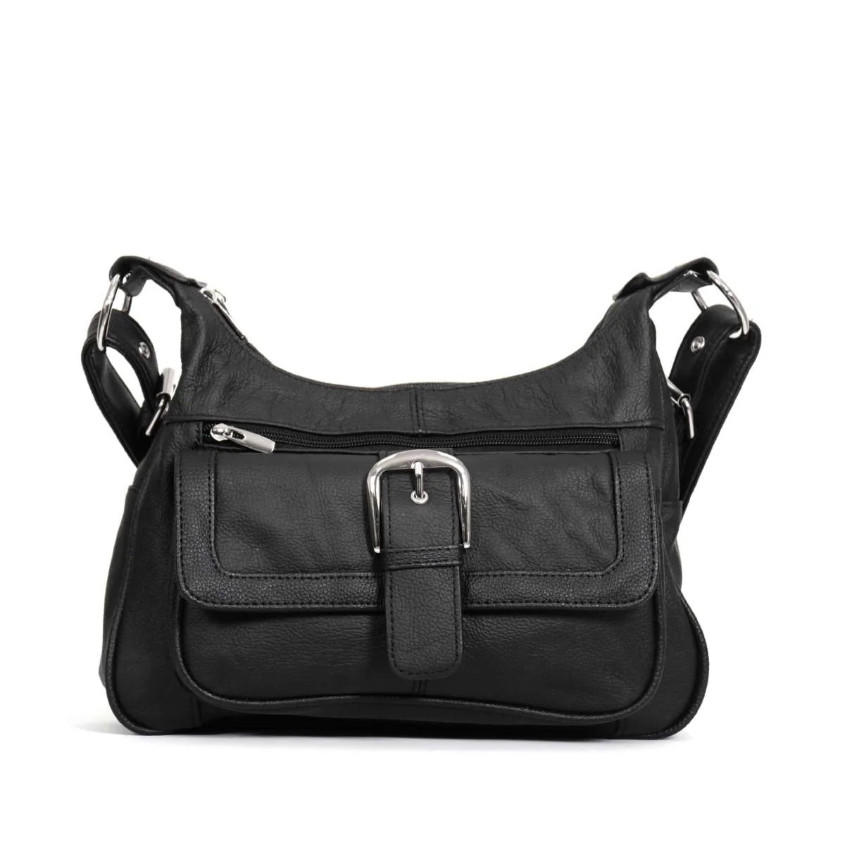 Lightweight Hot Leathers Leather Purse With Front Buckle Pocket PUA1159 Healthy