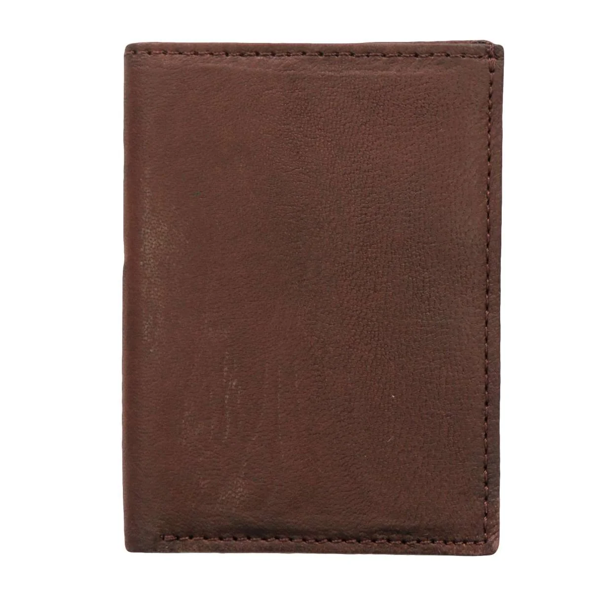 User-Friendly Hot Leathers Brown Credit Card Holding Wallet WLD1021 Minimalist