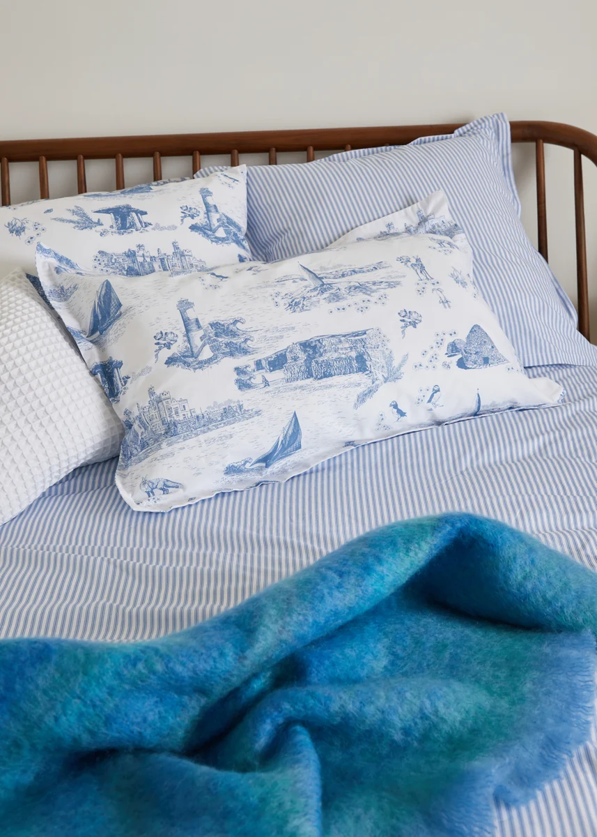 Enhanced Foxford Wild Atlantic Oxford Pillowcase Healthy