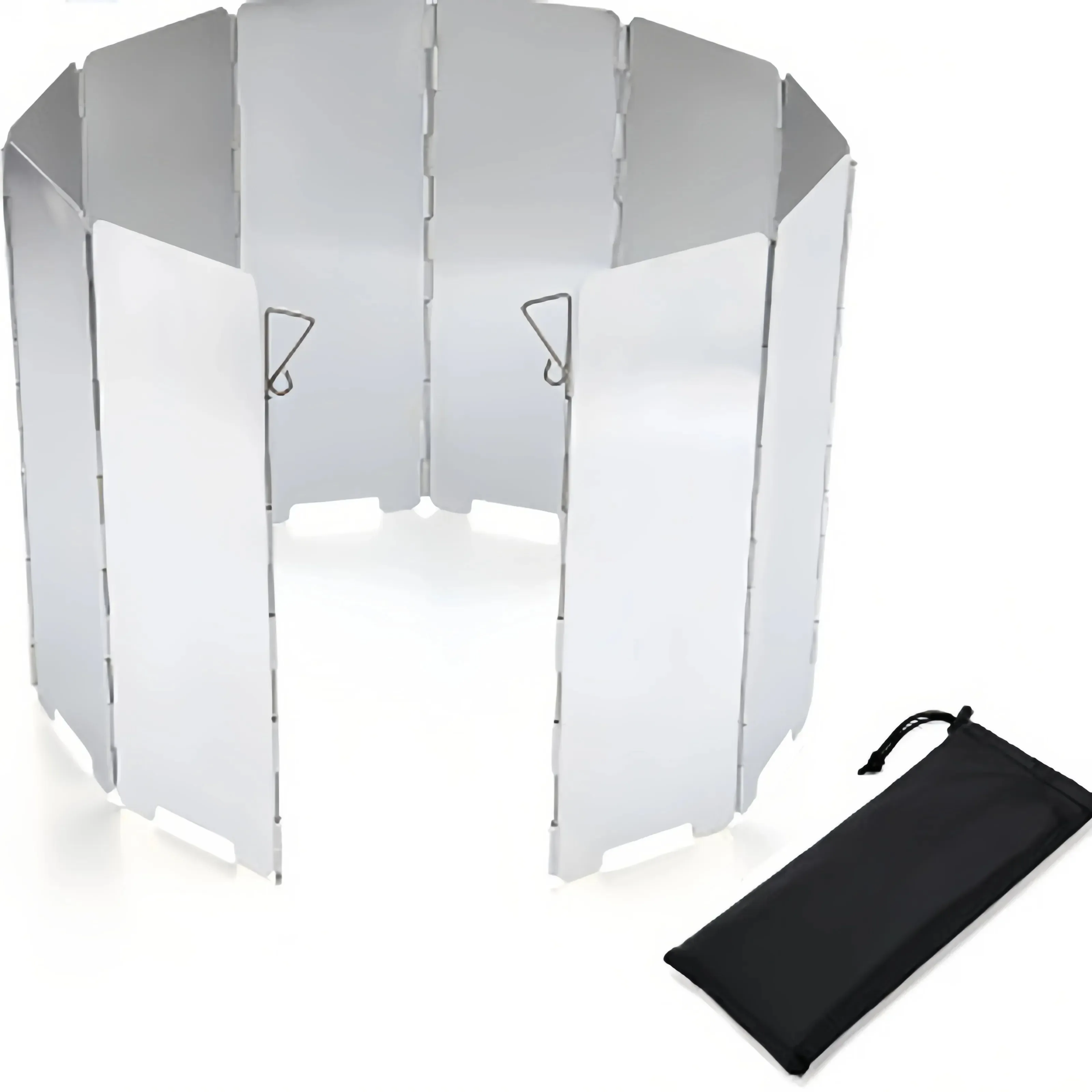 Organic Aluminum Alloy Gas Stove Wind Shield for Outdoor Camping Smooth