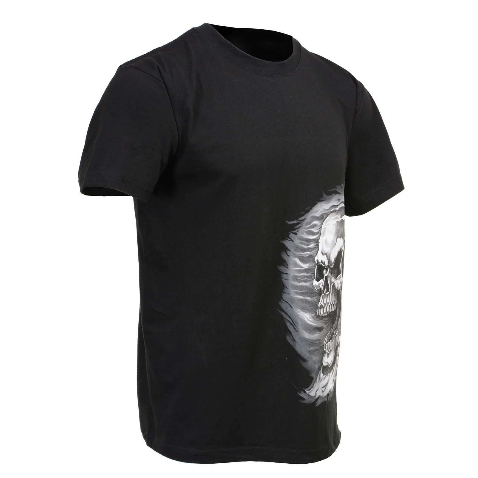 Selected Milwaukee Leather MPMH116000 Men’s ‘Assassin’ Double Sided Black T-Shirt Trendy
