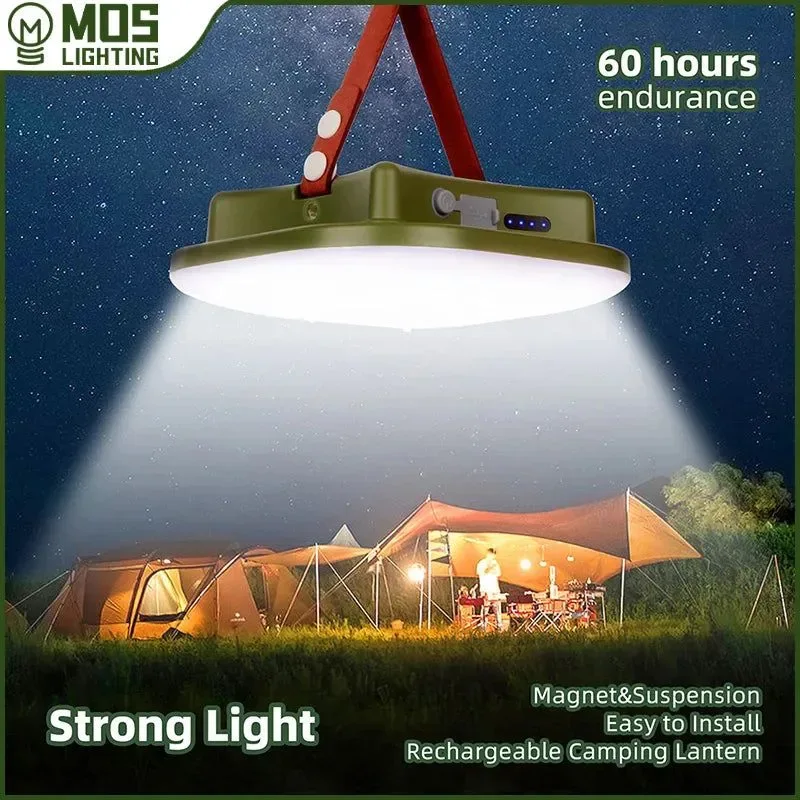 First-Class Rechargeable Portable Camping Lantern Versatile LED Lighting for Outdoor Adventures Verified