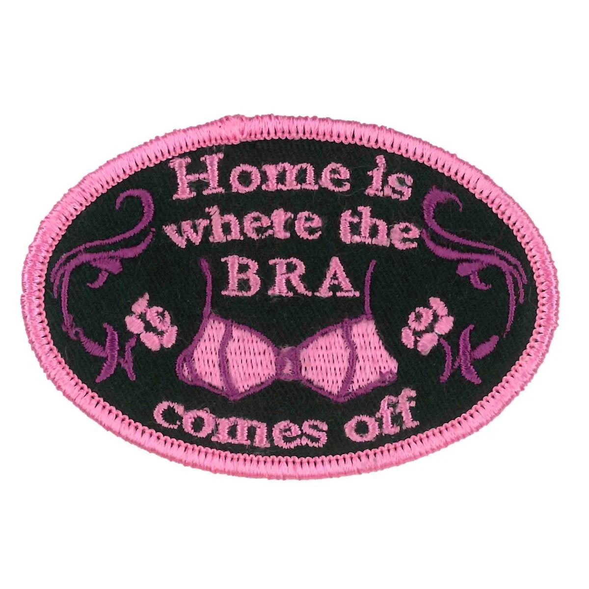 Casual Hot Leathers PPW1088 Bra Comes Off Embroidered 4 x 2 Patch Recyclable