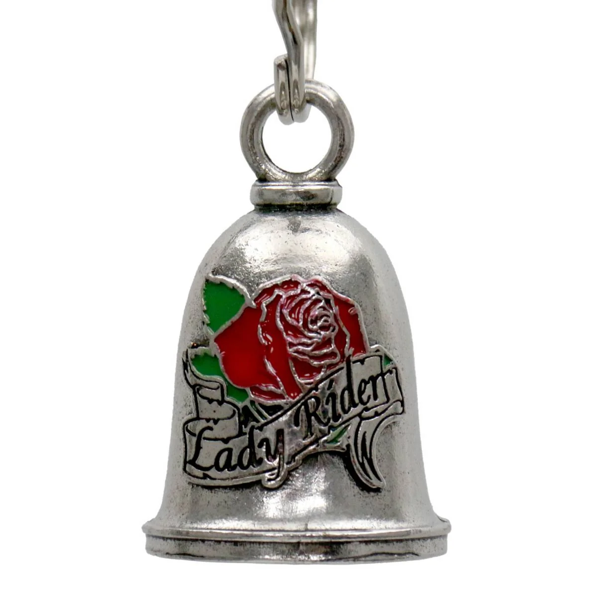 Convenient Milwaukee Leather MLB9114 Lady Rider Motorcycle Good Luck Bell w Key Ring-Key Chain Accessory for Bikers Lightweight