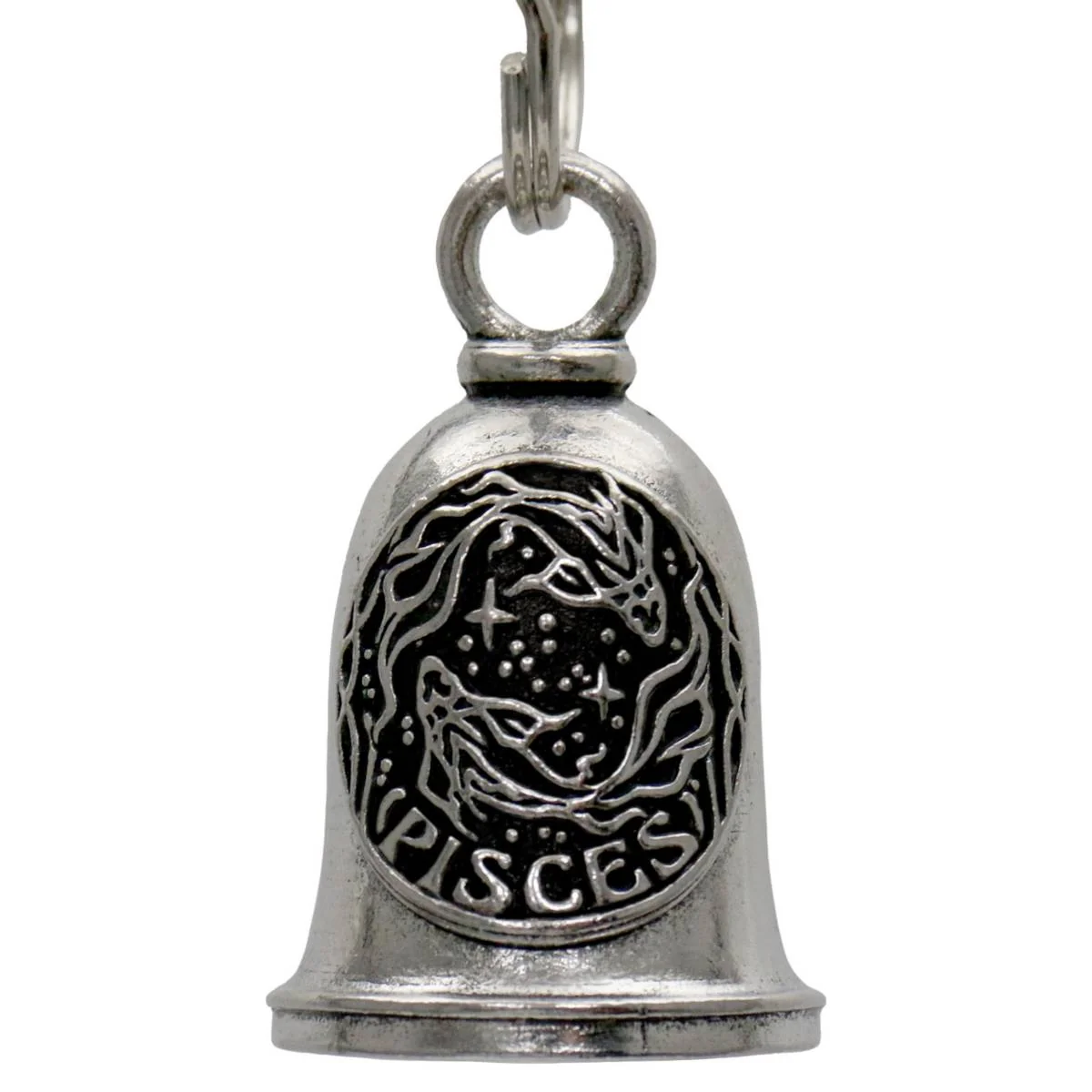 Easy-to-Use Milwaukee Leather MLB9162 Zodiac Pisces Motorcycle Good Luck Bell w Key Ring-Key Chain Accessory for Bikers Long-Lasting