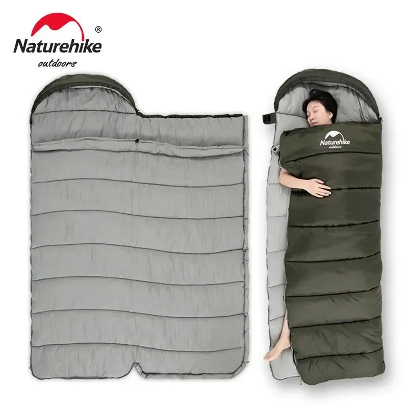 Verified Ultralight Winter Cotton Sleeping Bag – Double Person Splice-able and Warm Safe