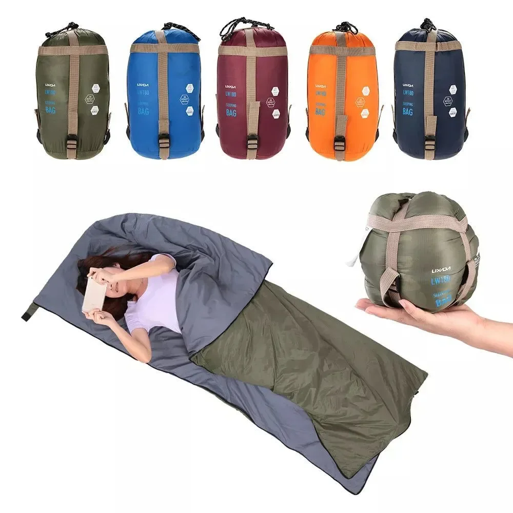 Fast Ultra-light Outdoor Envelope Sleeping Bag for Camping Hiking and Travel 190 75cm Unique