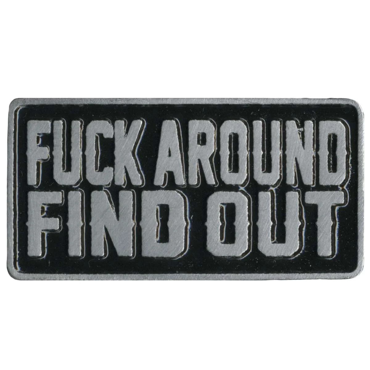 Functional Milwaukee Leather MLP9281 Fuck Around Find Out Pin For Jackets Vest Hats and Clothing Enhanced