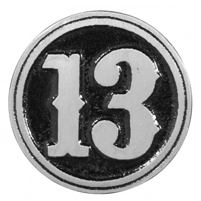 Detailed Milwaukee Leather MLP9274 Thirteen Pin For Jackets Vest Hats and Clothing Pure