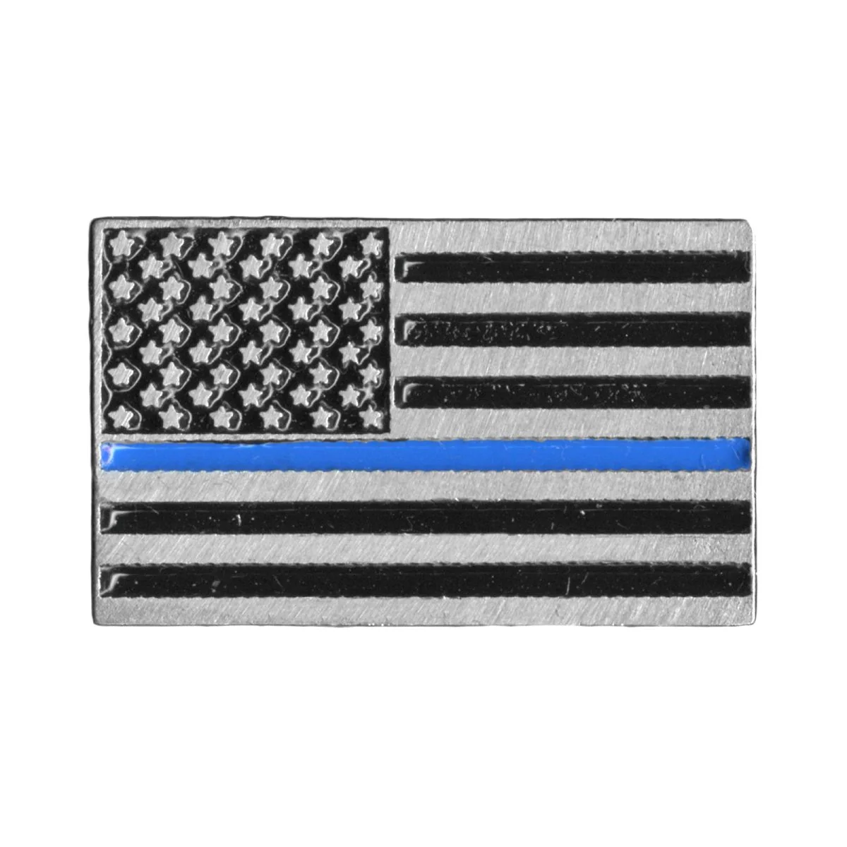 World-Class Milwaukee Leather MLP9279 Thin Blue Line American Flag Pin For Jackets Vest Hats and Clothing Convenient