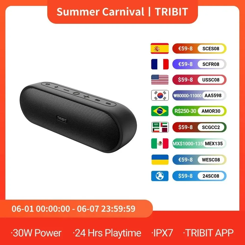 Lightweight XSound Plus 2 Portable Bluetooth Speaker High-Grade