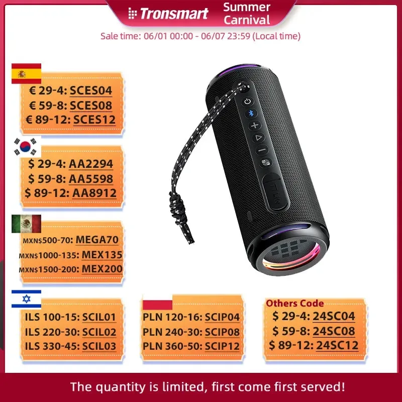 Casual T7 Lite Bluetooth Speaker Efficient