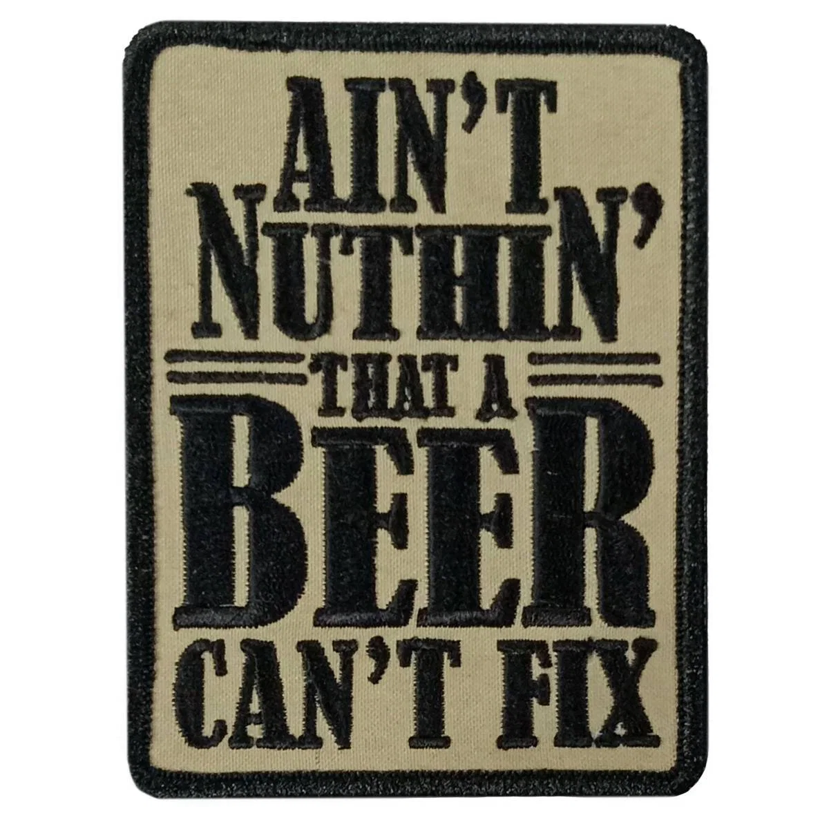 User-Friendly Hot Leathers Beer Cant Fix 3 X 4 Embroidered Patch PPW1157 Fashionable
