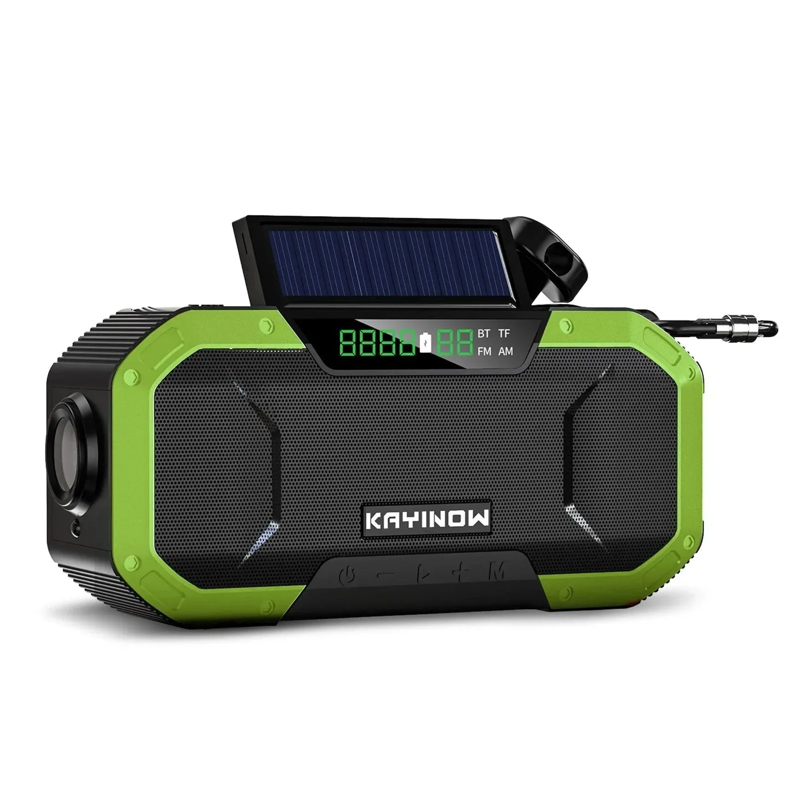 Fine Emergency Solar Hand Crank Radio 5000mAh Power Bank Charger Flashlight for Outdoor Camping Survival Verified