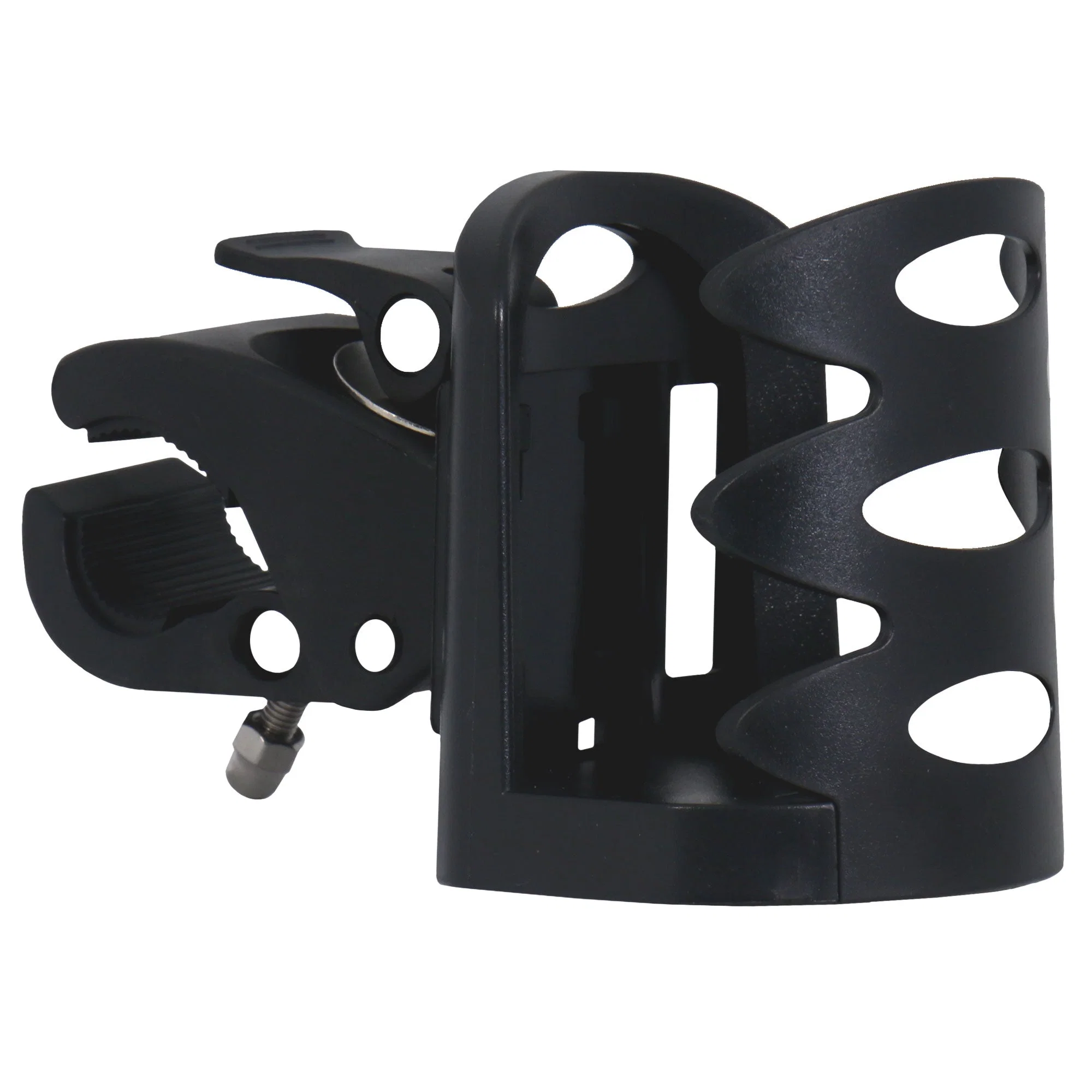 Safe Hot Leathers MPA4014 Black Quick Release Drink Holder MPA4014 Carefully Designed