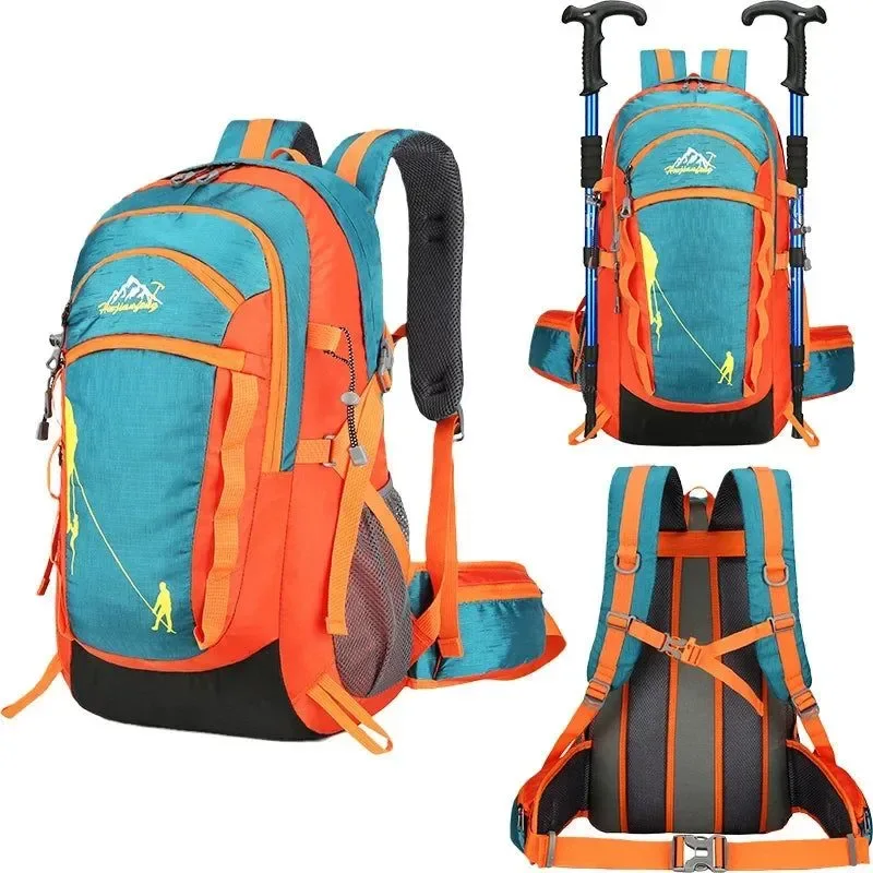 Sophisticated 35L Waterproof Hiking Backpack – Outdoor Sports Duffel Bag for Camping Climbing and Travel Stylish