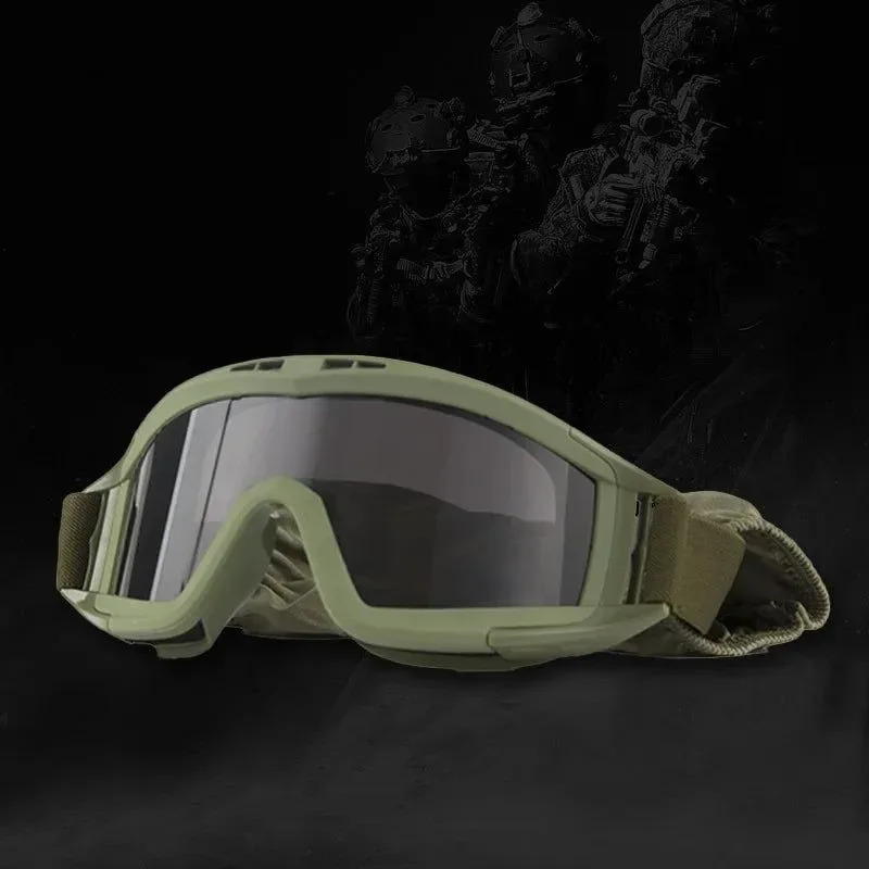 Enhanced Tactical Airsoft Paintball Goggles – Anti-Fog UV Protection Safety Glasses for Shooting Cycling Outdoor Sports Unique