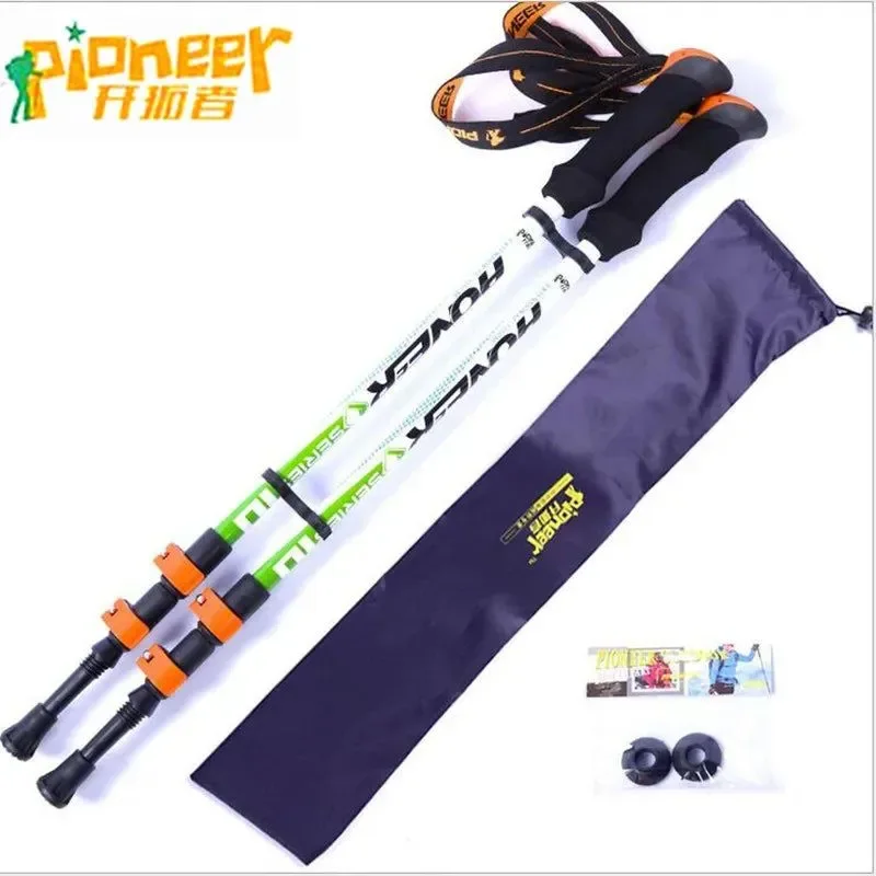 Traditional Trekking Stick Carbon Fiber Nordic Skiing Walking Cane Artisan