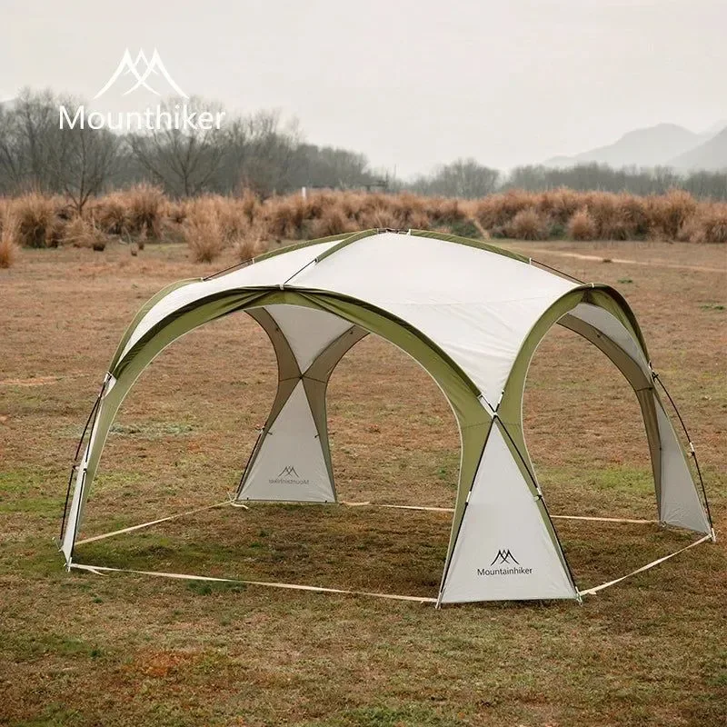 Soft 8-10 Person Dome Camping Tent with Large Awning Pergola – Outdoor Family Shelter Prestigious