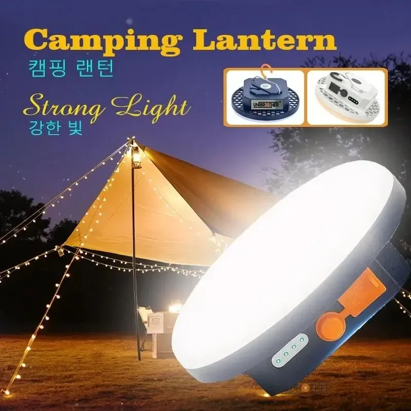 Innovative Rechargeable Camping Lantern with Magnet – Portable LED Tent Light for Work Repair Outdoor Use 8 Models Stylish