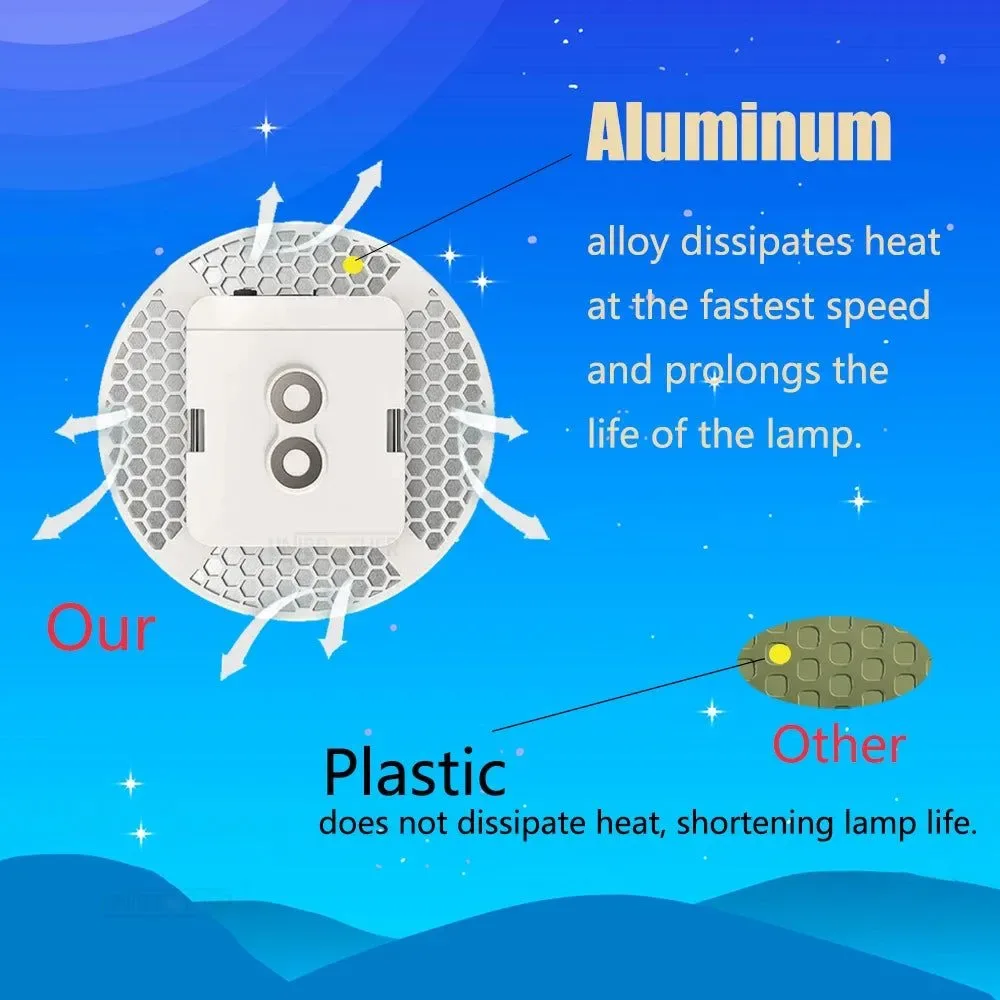 Verified Remote Control Rechargeable LED Magnet Camping Lantern – 13500mAh Powerful Portable Flashlight Fishing Light Floodlight and Tent Lamp Practical
