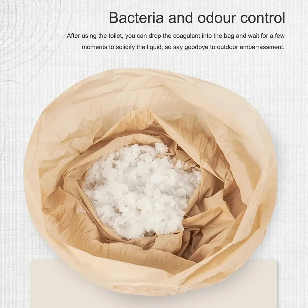 Proven Eco Absorbent Gel Deodorizing Powder – Poo Powder for Camping Toilets Travel Portable Toilet Chemicals Enhanced