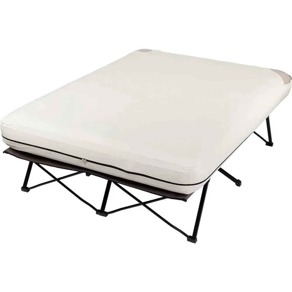 Consistent Camping Cot Air Mattress Combo – Folding Camp Bed with Side Table and Battery-Operated Pump About this item Fashionable