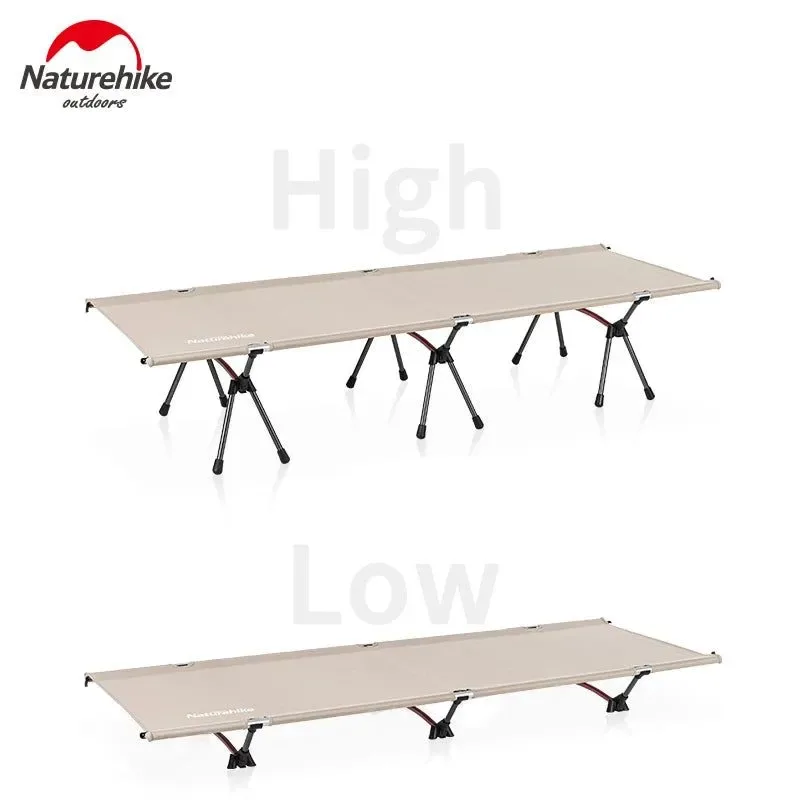 Advanced Camping Mat Cot – High and Low Dual Use Folding Stable Camp Bed Portable for Outdoor Office and Home Clean