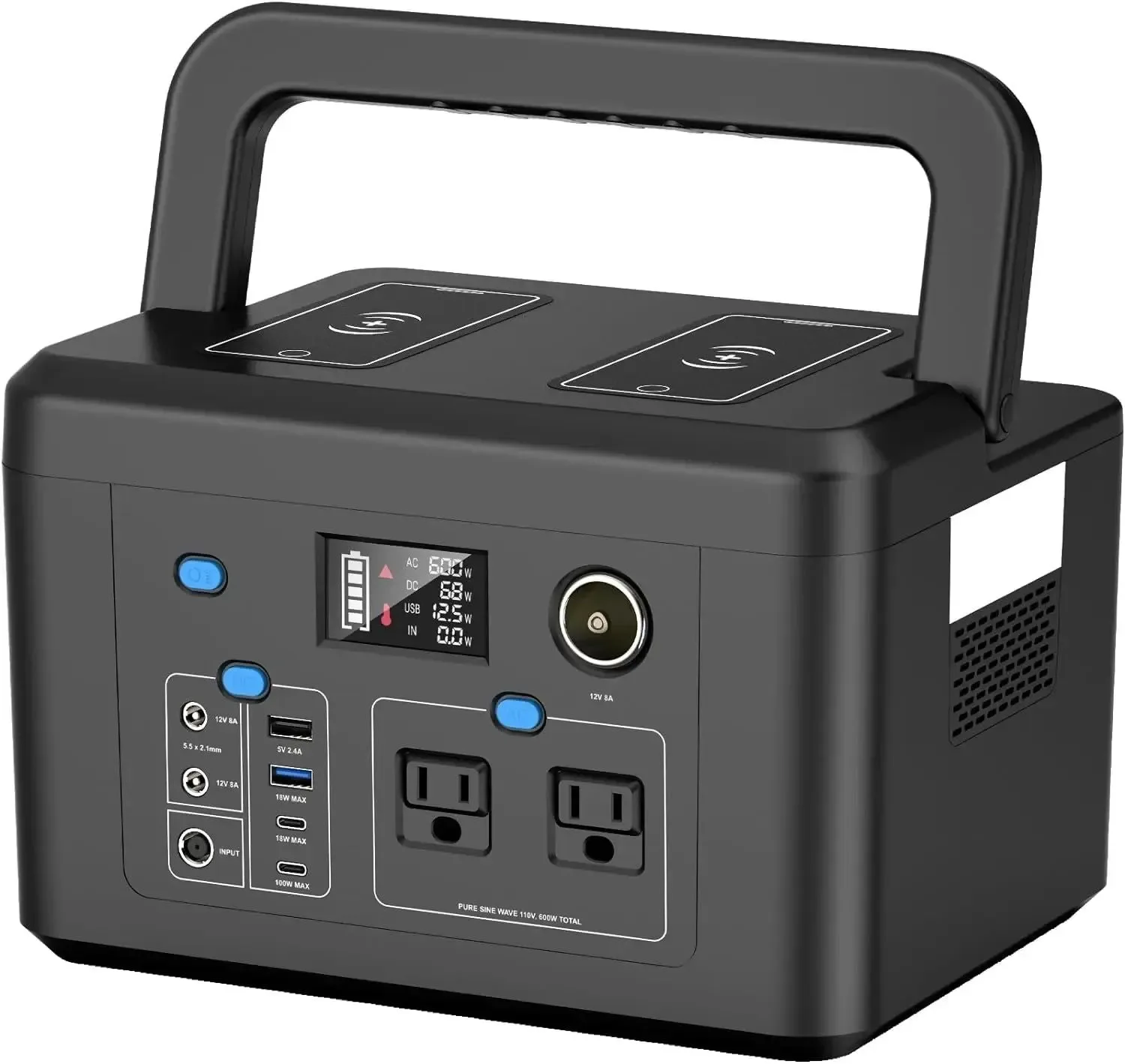 Genuine Portable Power Station with Pure Sine Wave AC Outlets USB-C and Wireless Charging – Solar Generator About this item Environmentally Friendly