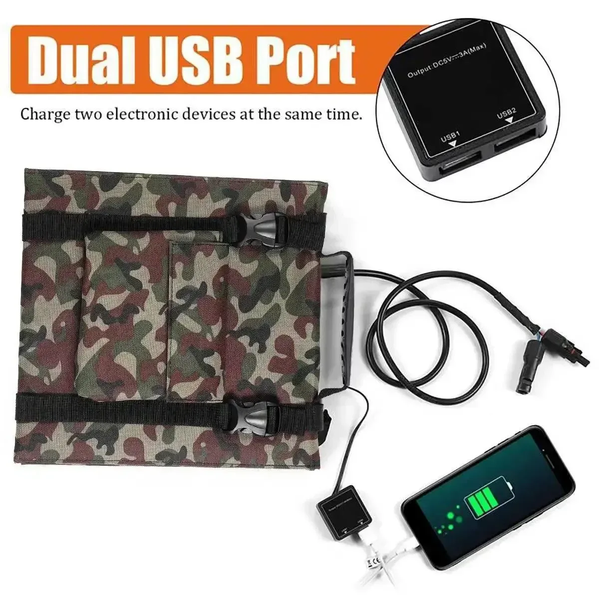 Exceptional 300W Foldable Solar Panel Kit with MPPT Charger for Camping Car Boat and Caravan Power Supply Prestigious