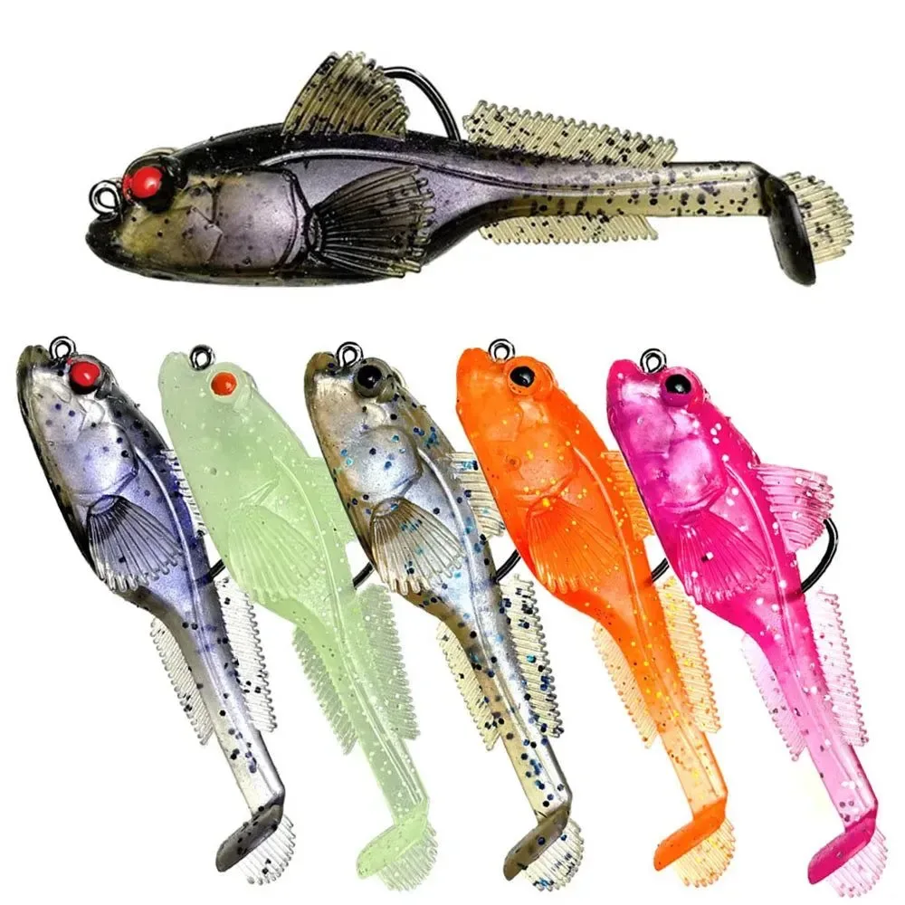 Smooth 10pcs Goby Lure Jig Set – 9g 12g 18g Soft Swimbait for Pike Bass Fishing Luxury