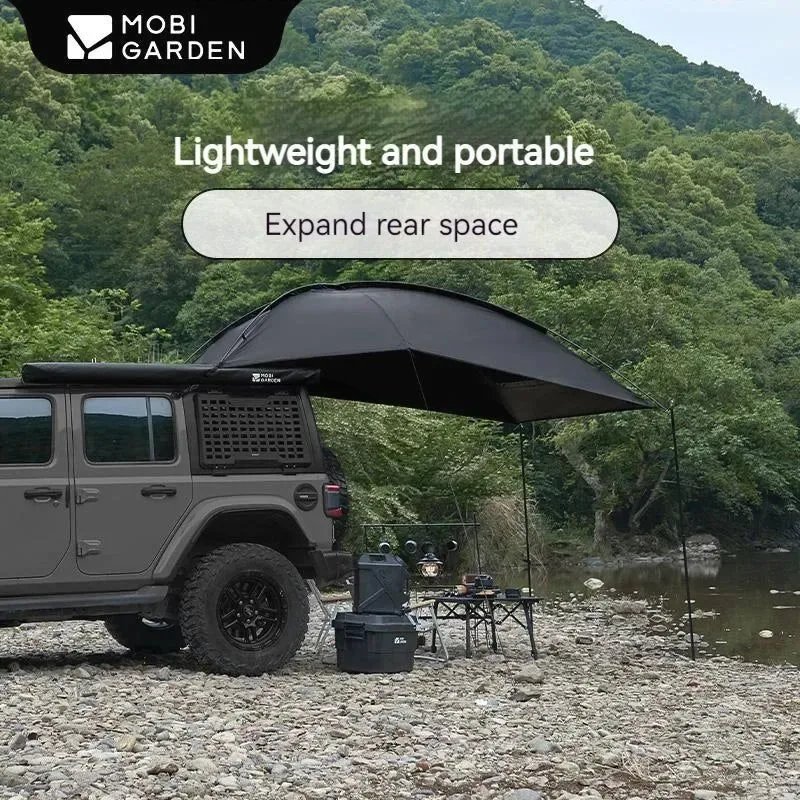 Exceptional MOBI GARDEN Car Side Tent – SUV Docking Camping Canopy 8㎡ Advanced Canopy Awning Outdoor Fashionable