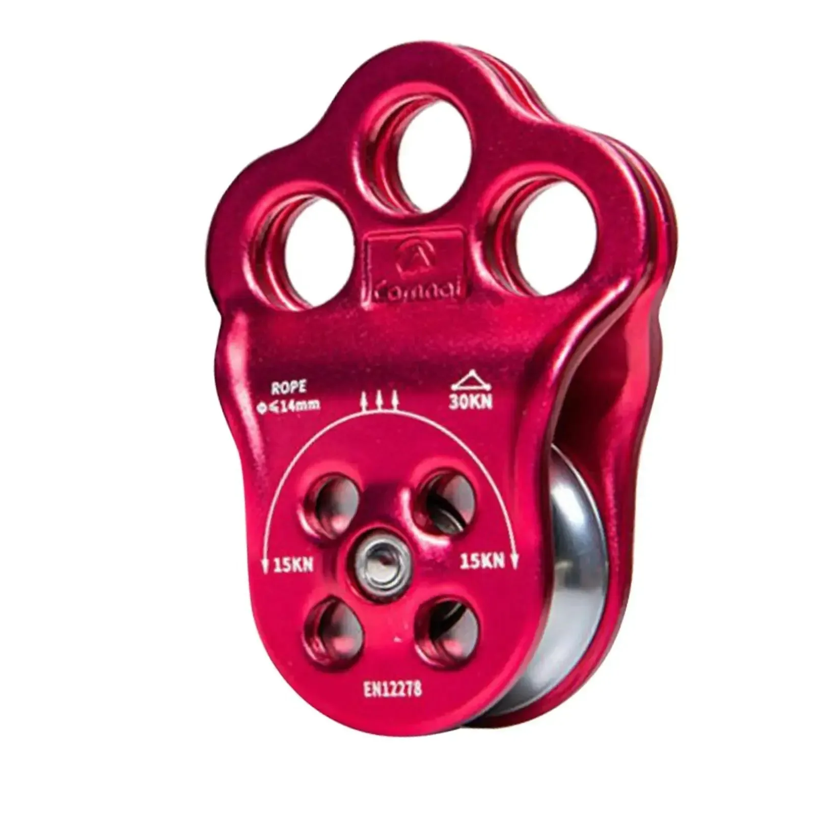 Outstanding 30KN Triple Hitch Climbing Pulley – Heavy-Duty Arborist Rigging Pulley with Ball Bearings Practical