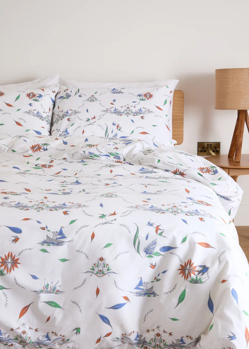 Fashionable Foxford Fox Friends Kids Duvet Set Natural