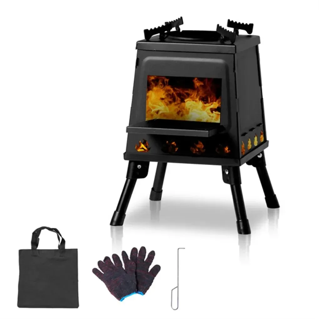 Original Portable Wood Burning Camp Stove – Windproof Outdoor Heater Cooker for Camping Innovative