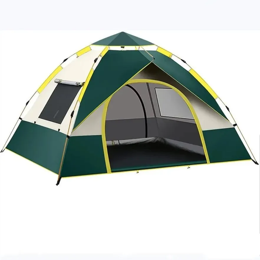 Trusted 3-4 Person Instant Pop-Up Tent – Waterproof Automatic Camping Tent with Fiberglass Poles for Family Outdoor Adventures Optimized