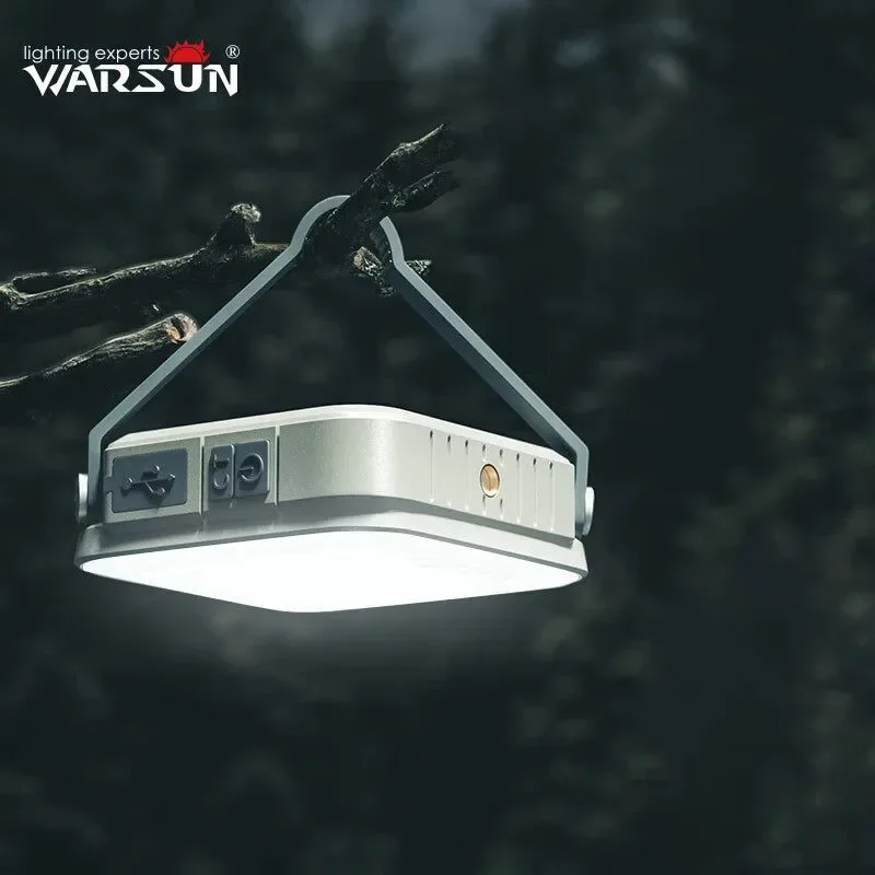 Luxury Rechargeable Camping Lantern with 800 Lumens Dual White Warm Light Portable Hanging LED Work Light Lightweight