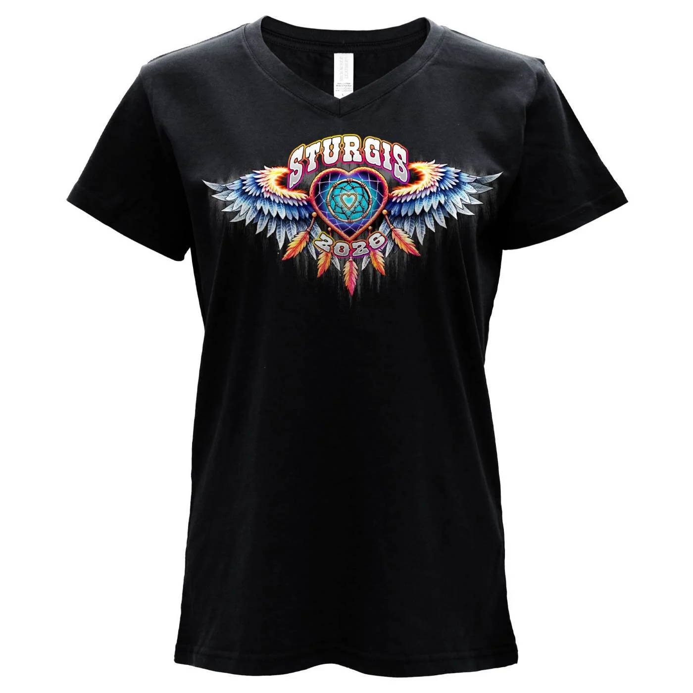 Enhanced 2026 Ladies Sturgis Motorcycle Rally Dream Catcher Pink Short Sleeve T-Shirt – SPL1952 Smooth