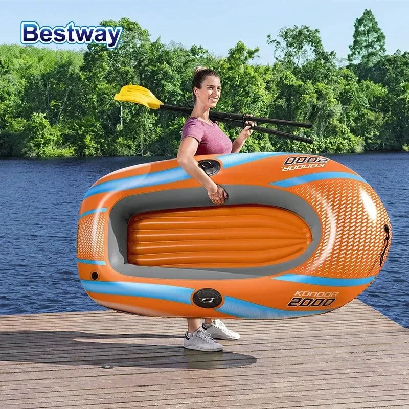 Premium Material Heavy-Duty Inflatable Kayak for 1-3 Persons PVC Rafting Boat for Thrilling Water Adventures Sustainable