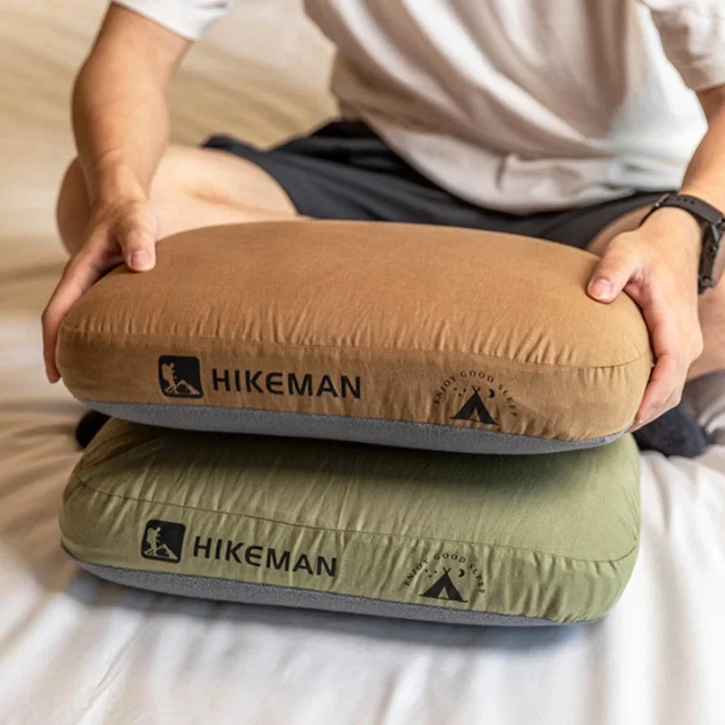 Trendy Memory Foam Camping Pillow – Portable Cervical Support Travel Pillow for Outdoor Home Use Efficient