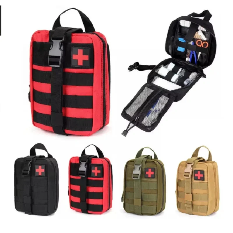 Clean Tactical Molle First Aid Pouch – EDC Emergency Medical Kit Bag for Camping Hiking Survival Certified