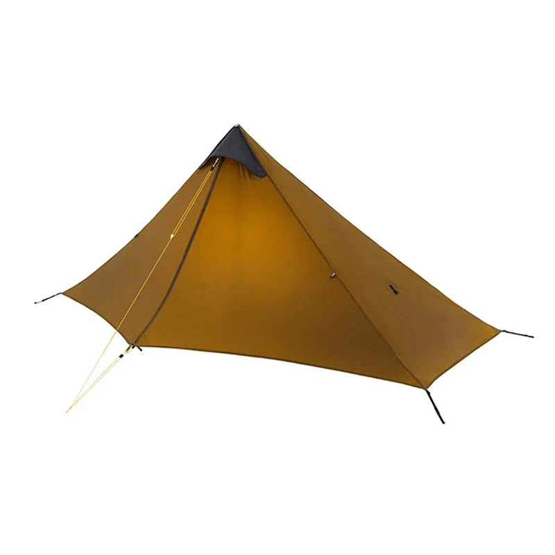 Outstanding FLAME S CREED Lanshan 1 Ultralight Tent – 1 Person 15D Silnylon Backpacking Shelter 4-Season Double Layer Versatile