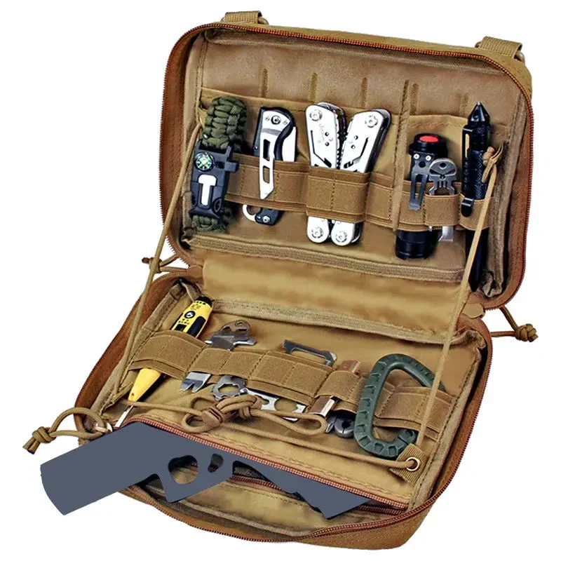 Easy-to-Use Tactical MOLLE Medical Pouch – EDC First Aid Utility Bag for Camping Hiking Emergency Use Next-Generation