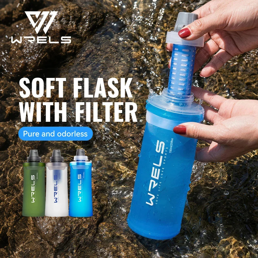 High-End Ultralight Collapsible Water Bottle Filter BPA- 1000ml High-Grade