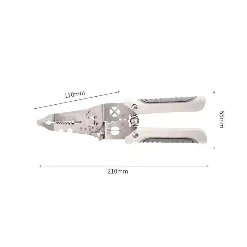 Lightweight Juego de herramientas multifuncionales para pelar y crimpar cables de electricista – Herramientas de ferretería duraderas Organic