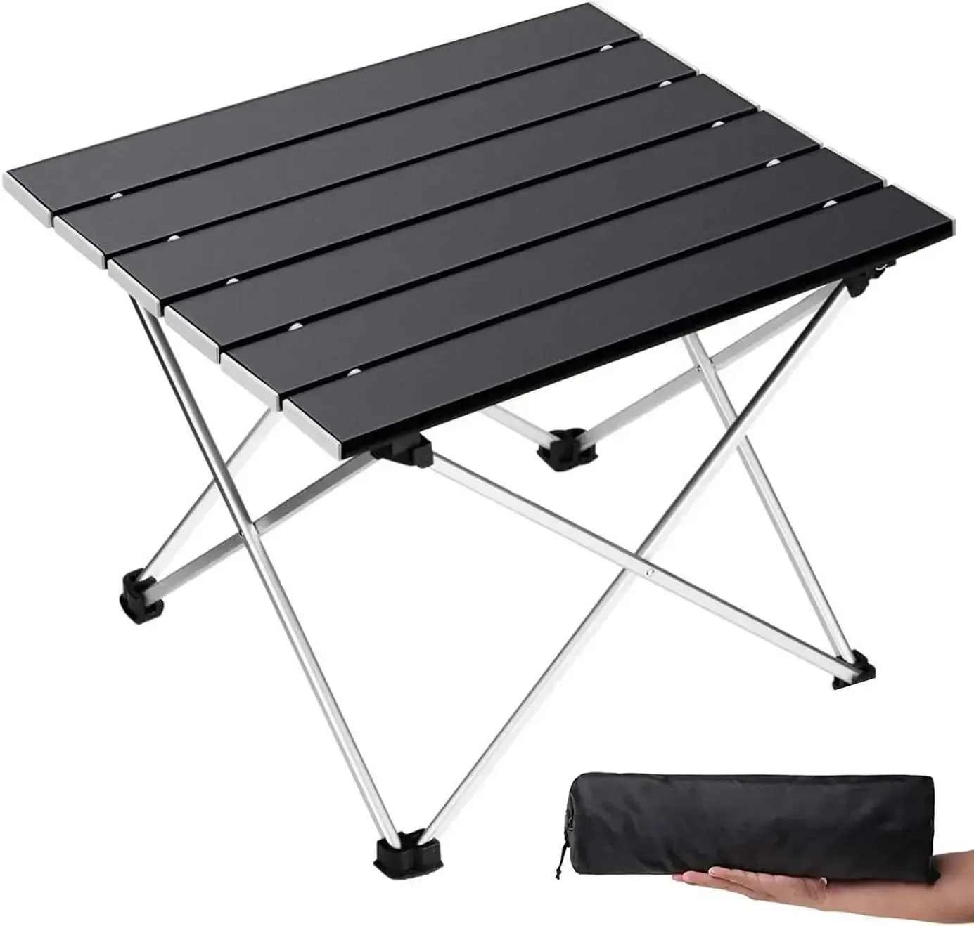 Contemporary Mesa de camping plegable ultraligera escritorio plegable de aluminio para senderismo picnics barbacoas y mucho más. 5266 Descripción Presupuesto El paquete incluye Elegant