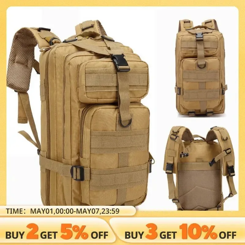 Casual Mochila táctica militar bolsa deportiva de camuflaje para exteriores i para escalada caza pesca y senderismo. Exclusive