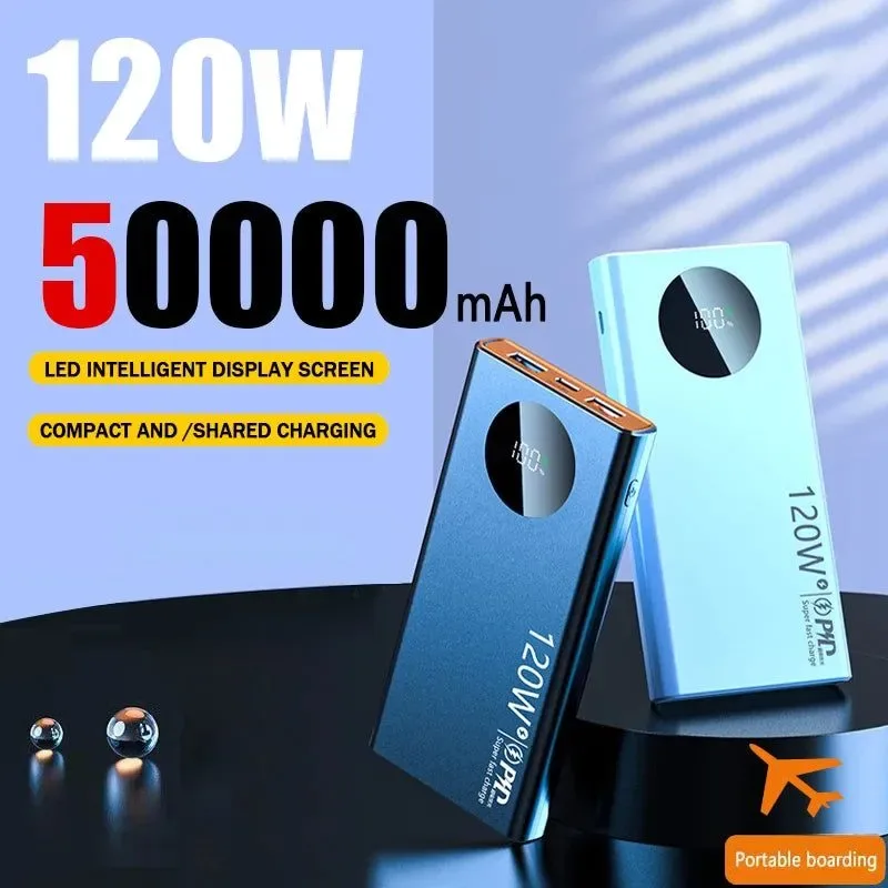 Authentic Banco de energía de 120 W con carga súper rápida y 50 000 mAh Unique