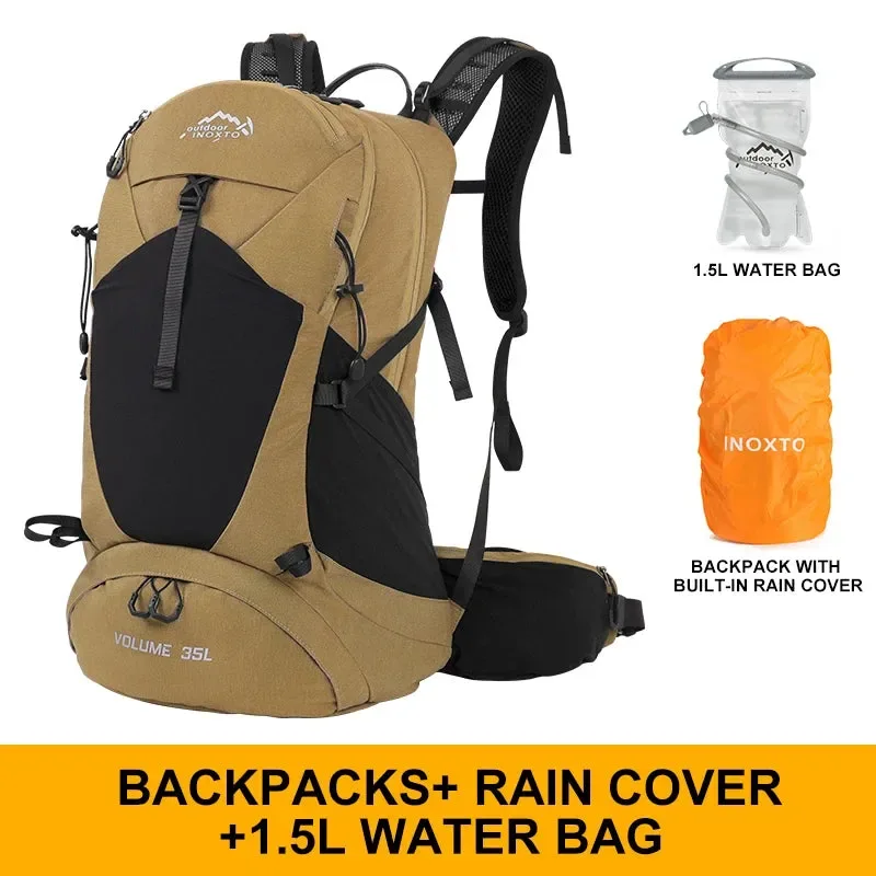 Green Mochila táctica de camping de 55 l equipo esencial para senderismo y supervivencia al aire libre. Versatile